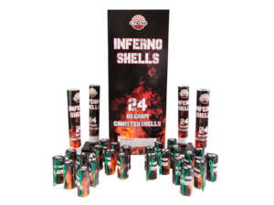 Inferno 24 60 Gram Canister Shells Mean Gene Fireworks Vancouver WA