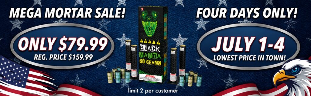Mega Mortar Fireworks Sale Vancouver WA - Mean Gene Fireworks